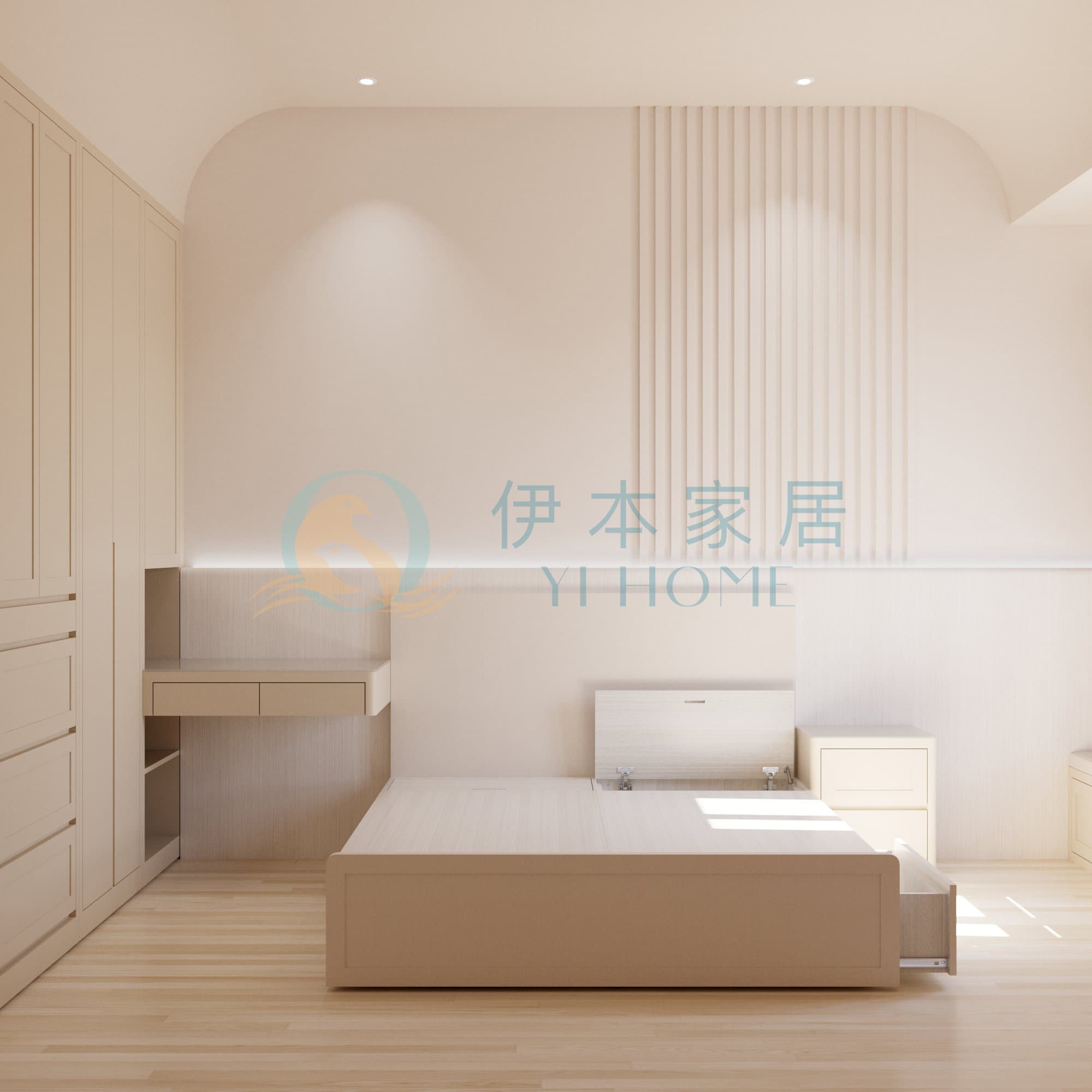 訂製木作及皮布床架訂做 3 床架訂製-顧客訂製品參考圖